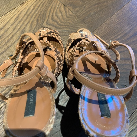 Authentic Bally Python Strappy Heels - Picture 6 of 11